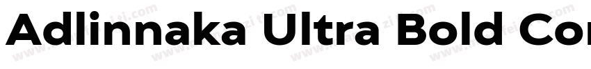 Adlinnaka Ultra Bold Condensed字体转换